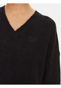 Liu Jo Sukienka dzianinowa WF4430 MA49P Czarny Regular Fit. Kolor: czarny. Materiał: syntetyk #6