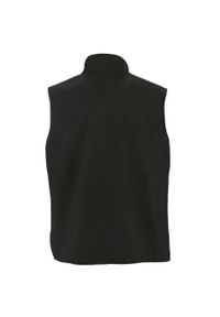 SOL'S - Polarowa Kamizelka Dla Dorosłych Unisex Norway. Kolor: czarny. Materiał: polar. Sezon: zima. Sport: turystyka piesza