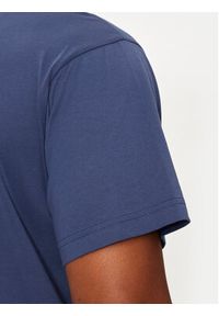 Versace Jeans Couture T-Shirt 77GAHT01 Granatowy Regular Fit. Kolor: niebieski. Materiał: bawełna #4