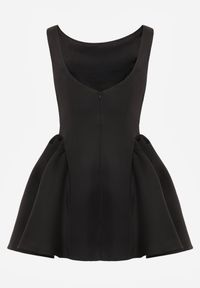 Born2be - Czarna Elegancka Sukienka o Rozkloszowanym Kroju Bez Rękawów Eupene. Okazja: na co dzień. Kolor: czarny. Długość rękawa: bez rękawów. Typ sukienki: proste, rozkloszowane. Styl: elegancki #7