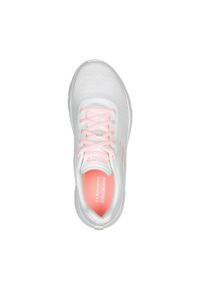 skechers - Buty do chodzenia damskie Skechers 124952WPK. Kolor: biały, wielokolorowy, różowy. Materiał: materiał, syntetyk. Szerokość cholewki: normalna. Sport: turystyka piesza #2