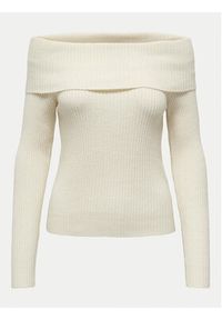 only - ONLY Sweter Katia 15311830 Écru Regular Fit. Materiał: syntetyk #6