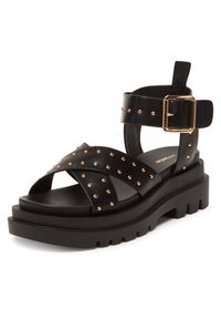 DeeZee Sandały HY1708-01 Czarny. Kolor: czarny. Materiał: syntetyk #7