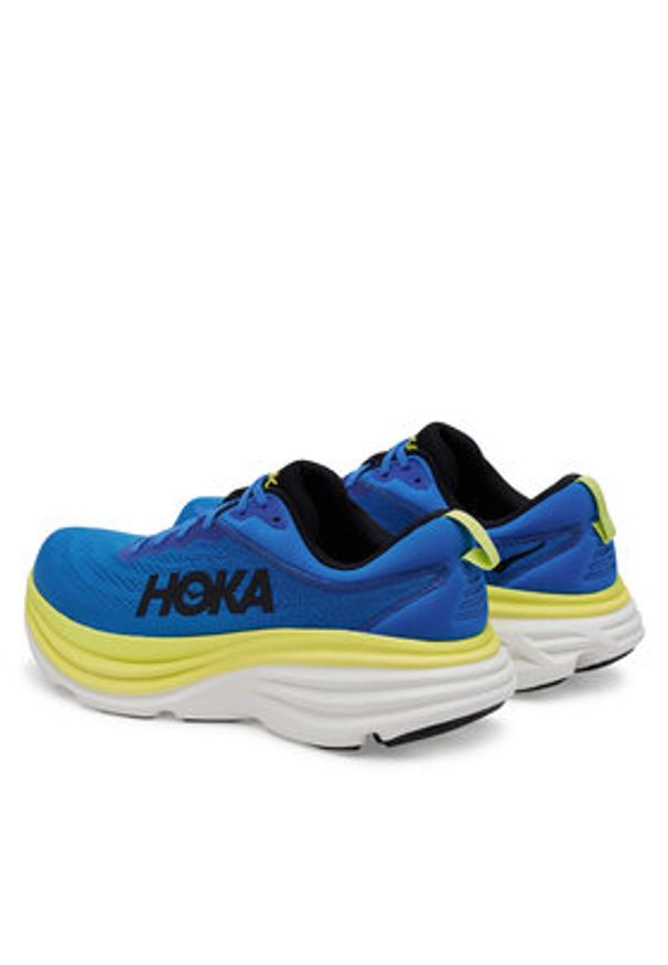 HOKA - Hoka Buty do biegania Bondi 8 1123202 Niebieski. Kolor: niebieski. Materiał: materiał