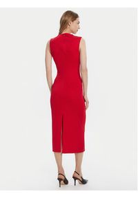 Rinascimento Sukienka koktajlowa CFC0125010003 Czerwony Slim Fit. Kolor: czerwony. Materiał: syntetyk. Styl: wizytowy