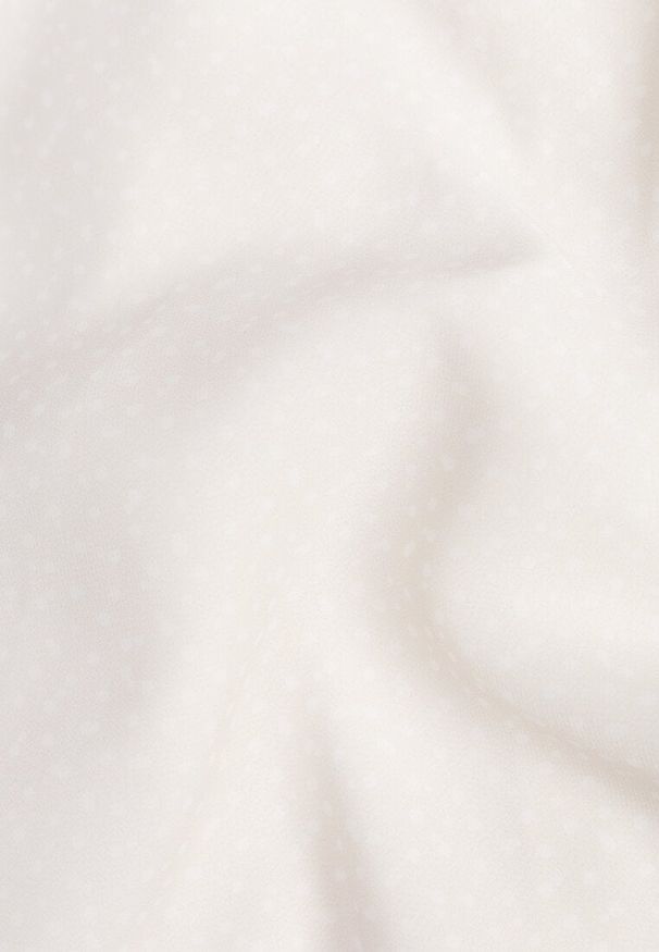 Renee - Beżowa Sukienka Vices Ozdobiona Transparentnymi Rękawami i Kropkami Celziva. Okazja: na co dzień. Kolor: beżowy. Materiał: koronka. Wzór: kropki, aplikacja. Styl: elegancki, casual