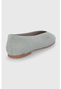 Answear Lab baleriny kolor turkusowy. Kolor: turkusowy. Materiał: guma. Obcas: na obcasie. Styl: wakacyjny. Wysokość obcasa: niski #2
