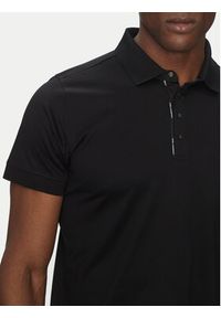 Karl Lagerfeld - KARL LAGERFELD Polo 745007 552200 Czarny Regular Fit. Typ kołnierza: polo. Kolor: czarny. Materiał: bawełna