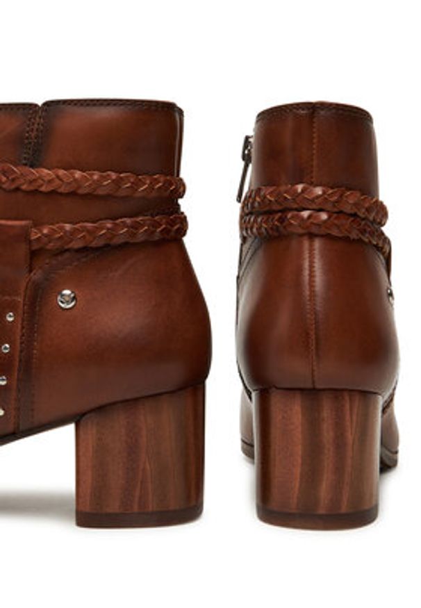 Pikolinos Botki W1Z-8521 Brązowy. Kolor: brązowy. Materiał: skóra