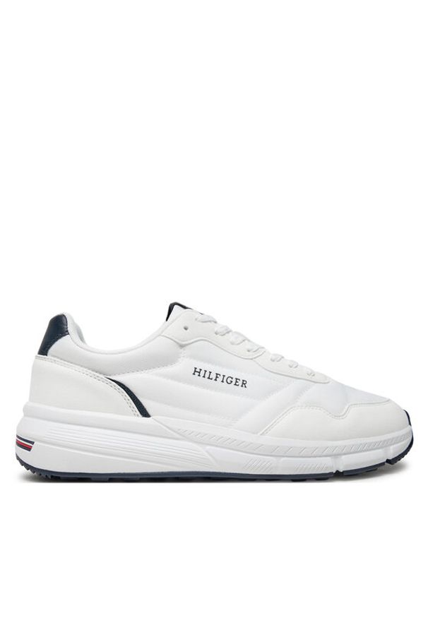 TOMMY HILFIGER - Tommy Hilfiger Sneakersy Faston Mix Ess FM0FM05141 Biały. Kolor: biały. Materiał: materiał