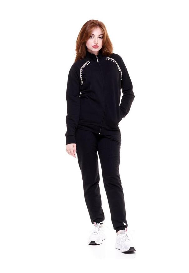 LEONE 1947 APPAREL - Damski dres Greysongreys. Kolor: czarny. Materiał: dresówka. Sport: fitness