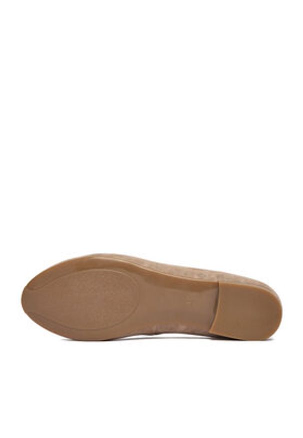 Lasocki Baleriny CEO-RST-ERICA-50 Beżowy. Kolor: beżowy. Materiał: skóra, zamsz