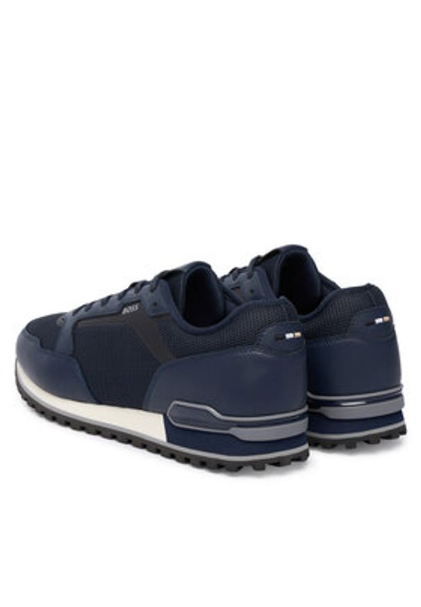 BOSS Sneakersy Parkour-L 50557903 Granatowy. Kolor: niebieski. Materiał: materiał