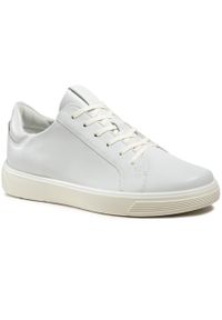 ecco - Sneakersy ECCO Street Tray K 70523301007 White. Kolor: biały. Materiał: skóra #1