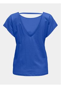 only - ONLY Bluzka May 15286933 Niebieski Regular Fit. Kolor: niebieski. Materiał: bawełna #2