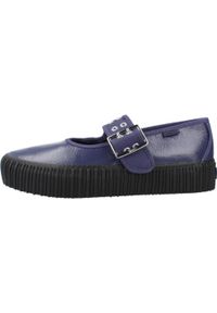 Vans - Sandały VANS MARY JANE CREEPER Niebieski. Kolor: niebieski. Materiał: tkanina, skóra. Sport: turystyka piesza