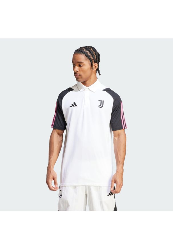Adidas - Koszulka Juventus Tiro 23 Cotton Polo. Typ kołnierza: polo. Kolor: biały. Materiał: materiał