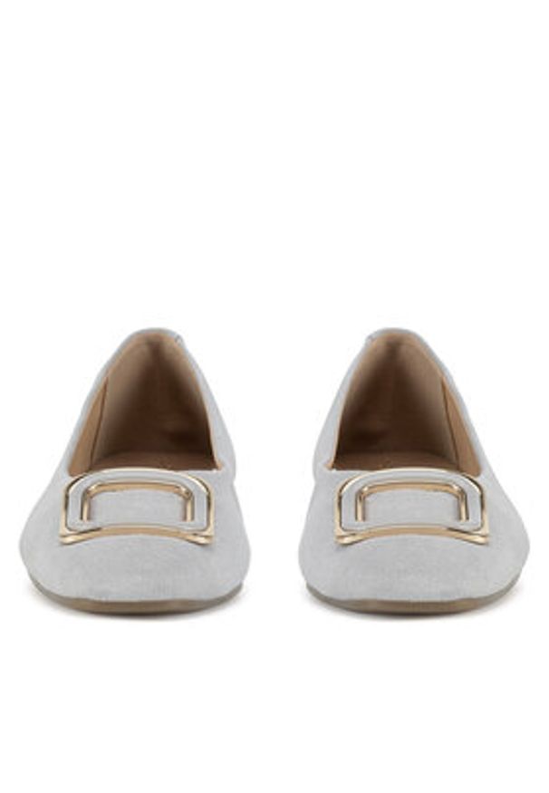 Lasocki Baleriny RST-ROMI-44 Szary. Kolor: szary. Materiał: skóra, zamsz