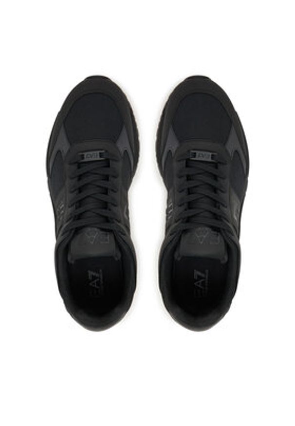 EA7 Emporio Armani Sneakersy 7X000656 AF13550 MC513 Czarny. Kolor: czarny. Materiał: skóra
