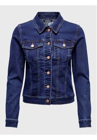 JDY Kurtka jeansowa 15281572 Niebieski Regular Fit. Kolor: niebieski. Materiał: jeans, bawełna