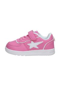 American Club - Różowe sportowe buty dziecięce AMERICAN CLUB ES74/22. Kolor: różowy. Materiał: skóra