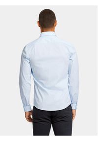 Lindbergh Koszula 30-203172 Błękitny Slim Fit. Kolor: niebieski. Materiał: bawełna