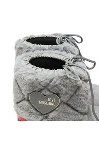 Love Moschino - LOVE MOSCHINO Śniegowce JA24242G0HJW0020 Szary. Kolor: szary. Materiał: materiał #4