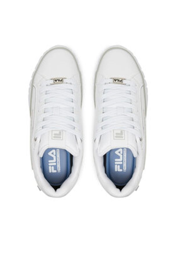 Fila Sneakersy FFW0493 10004 Biały. Kolor: biały. Materiał: skóra