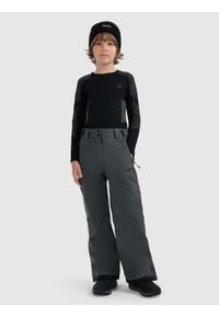4f - 4F Spodnie snowboardowe membrana 10000 dziecięce - czarne 122 (6-7 lat). Kolor: czarny. Materiał: materiał, poliester. Wzór: gładki. Sezon: lato. Sport: snowboard #1