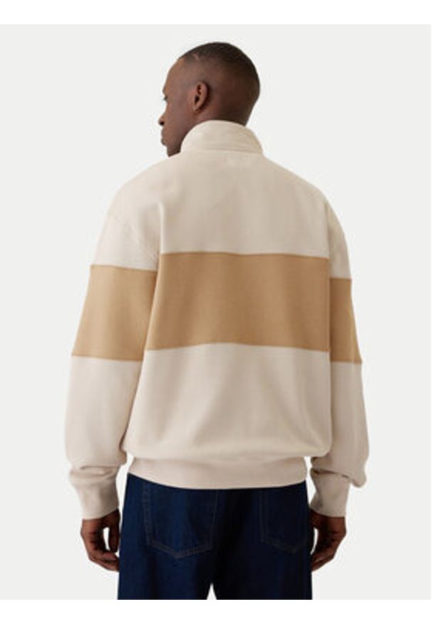 GAP - Gap Bluza 526848-02 Beżowy Oversize. Kolor: beżowy. Materiał: bawełna