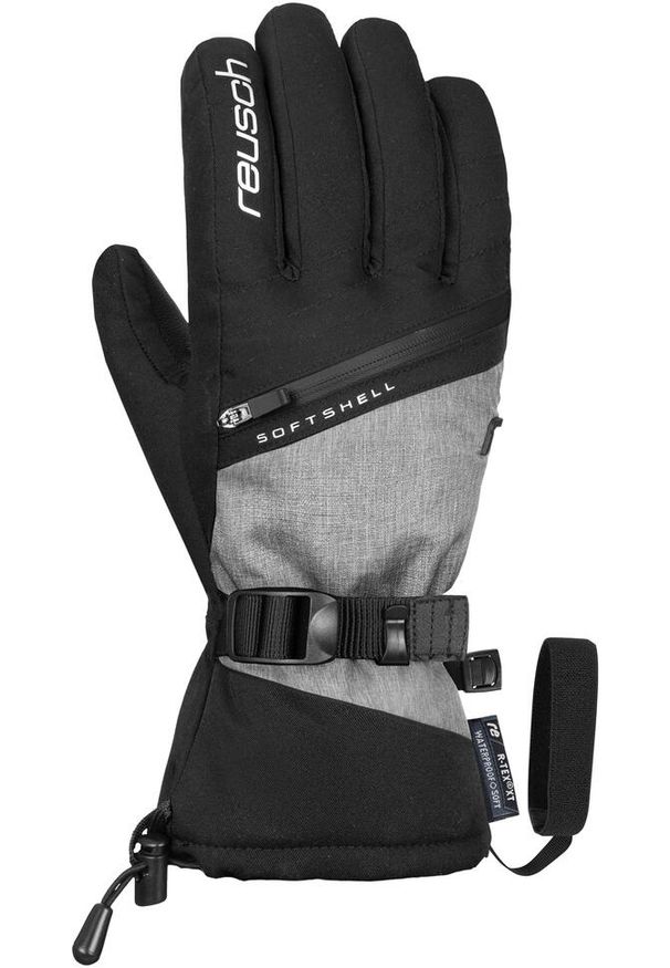 Reusch - Rękawice damskie REUSCH Demi R-TEX XT. Kolor: czarny, szary, wielokolorowy. Sport: turystyka piesza
