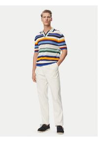TOMMY HILFIGER - Tommy Hilfiger Polo MW0MW43250 Kolorowy Regular Fit. Typ kołnierza: polo. Materiał: syntetyk. Wzór: kolorowy #5