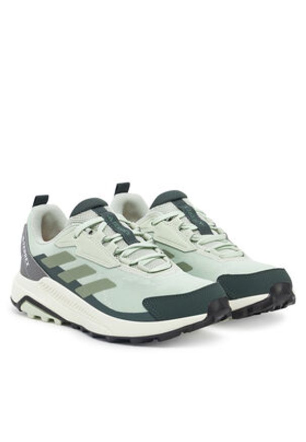 Adidas - adidas Trekkingi Terrex Anylander JI1317 Zielony. Kolor: zielony. Materiał: materiał. Model: Adidas Terrex. Sport: turystyka piesza