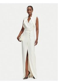 Elisabetta Franchi Sukienka wieczorowa AB-R31-61E2 Biały Regular Fit. Kolor: biały. Materiał: syntetyk. Styl: wizytowy #3