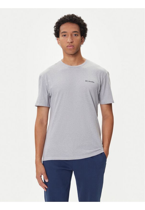 columbia - Columbia T-Shirt CSC Basic Logo™ 1680053 Szary Regular Fit. Kolor: szary. Materiał: bawełna