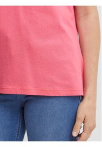 Fransa T-Shirt 20612083 Różowy Regular Fit. Kolor: różowy. Materiał: bawełna #3