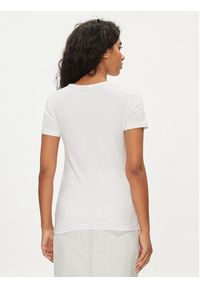 Pieces T-Shirt Irene 17082526 Biały Slim Fit. Kolor: biały. Materiał: bawełna #7