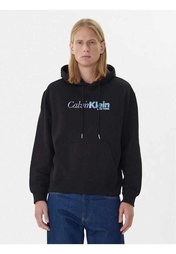 Calvin Klein Bluza LV04LD241G Czarny Regular Fit. Kolor: czarny. Materiał: bawełna