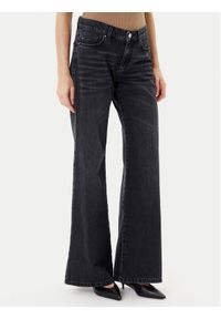 Marella Jeansy 2523186034 Czarny Wide Leg. Kolor: czarny
