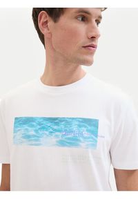 Tom Tailor Denim T-Shirt 1042045 Biały Regular Fit. Kolor: biały. Materiał: bawełna #4