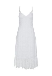 Pieces Sukienka letnia Vilde 17156565 Biały Regular Fit. Kolor: biały. Materiał: bawełna. Sezon: lato #3