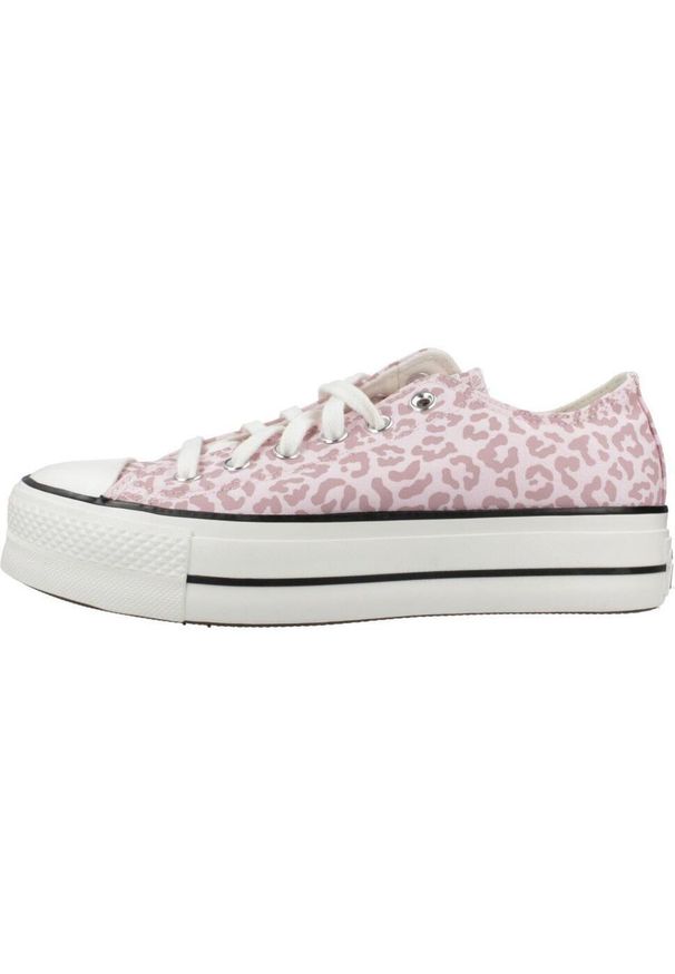 Tenisówki Converse Model Chuck Taylor All Star Lift Kolor Nadruk Zwierzęcy. Kolor: wielokolorowy. Materiał: tkanina. Wzór: motyw zwierzęcy, nadruk