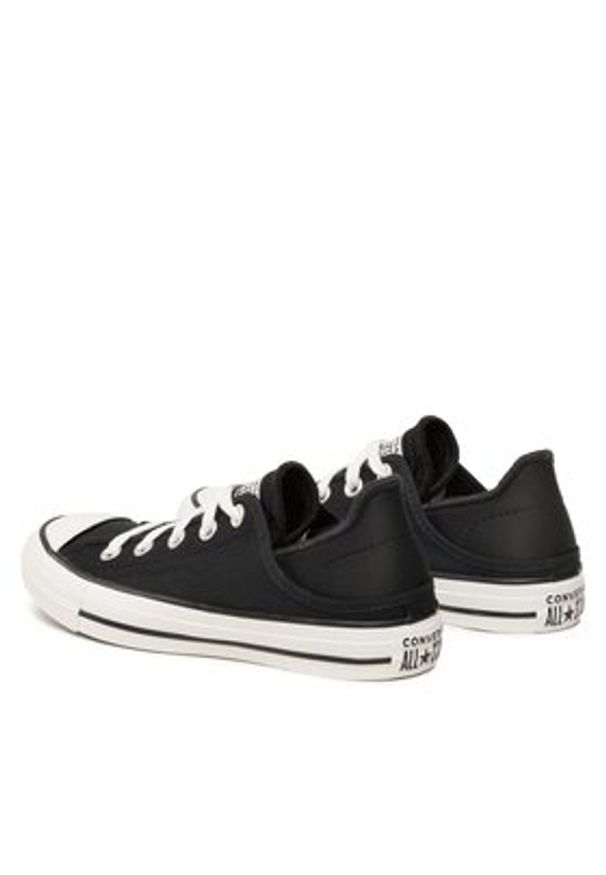 Converse Trampki Chuck Taylor All Star Crush Heel Ox A03075C Czarny. Kolor: czarny. Materiał: materiał