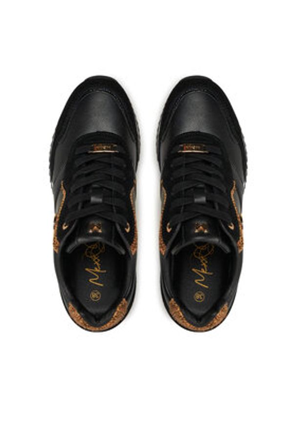 MEXX Półbuty MI001008443W Czarny. Kolor: czarny. Materiał: skóra