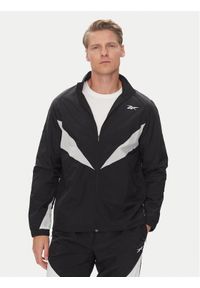 Reebok Bluza 100223959 Czarny Relaxed Fit. Kolor: czarny. Materiał: syntetyk