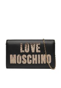 Love Moschino - LOVE MOSCHINO Torebka JC4293PP0IKK100A Czarny. Kolor: czarny. Materiał: skórzane #1