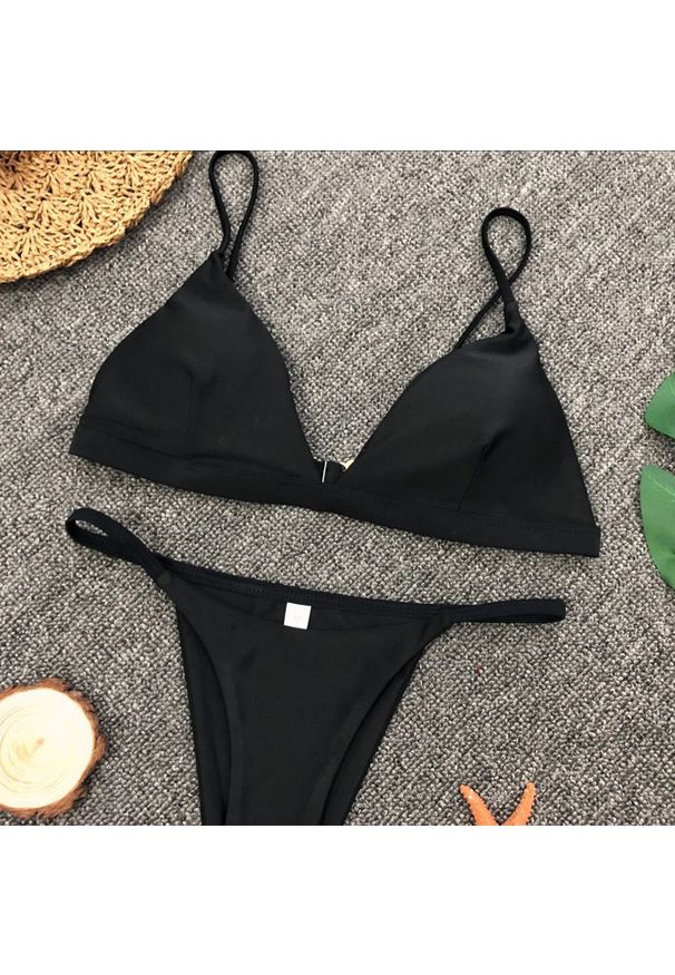 Intica - Bikini minimalistyczne plażowe z wysokiej jakości materiałów Jolene. Kolor: różowy. Materiał: materiał