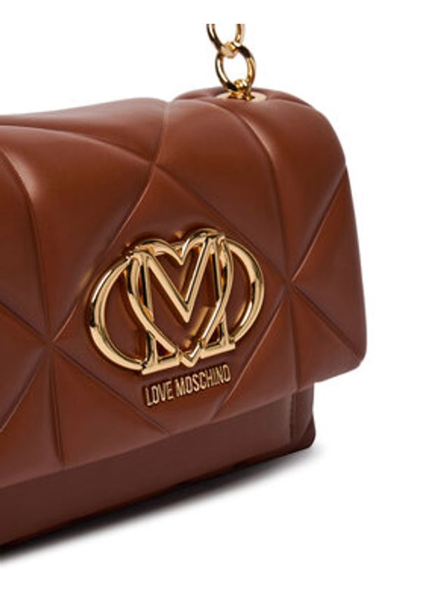 Love Moschino - LOVE MOSCHINO Torebka JC4259PP0OLC0300 Brązowy. Kolor: brązowy. Materiał: skórzane