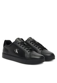 Calvin Klein Jeans Sneakersy YM0YM01435 Czarny. Kolor: czarny. Materiał: skóra #4