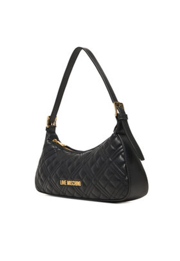 Love Moschino - LOVE MOSCHINO Torebka JC4142PP0NLA0000 Czarny. Kolor: czarny. Materiał: skórzane